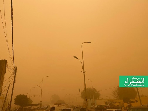 Une vague de poussière plonge Nouakchott dans une demi-obscurité!