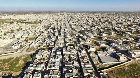 مشهد من سراقب التي استعادت القوات الحكومية السيطرة عليها