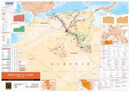 خارطة البترول في الجزائر 