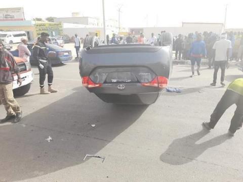 Photos effroyables d’un accident routier dans le centre-ville de la capitale