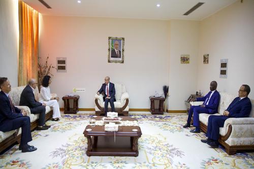 Entretiens entre le président Ghazouani et une délégation de l'UE