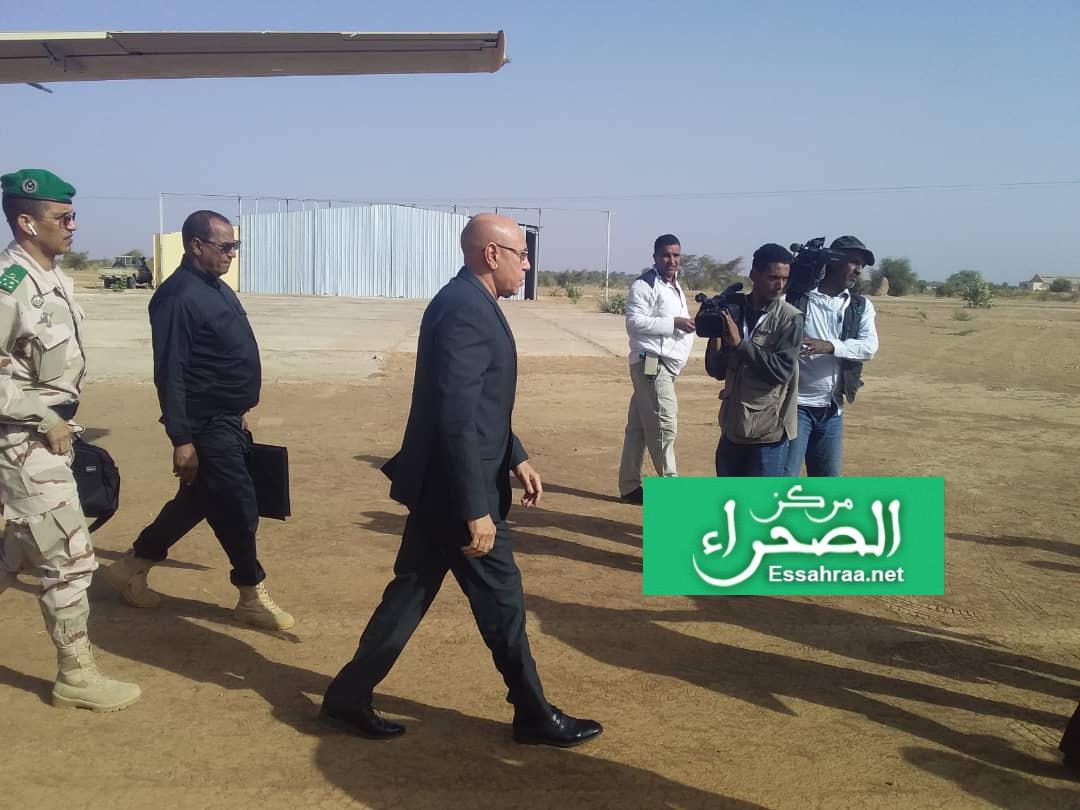 La visite du président à Jidr El Mohguen