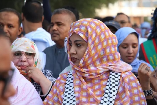 Nouakchott : La Première dame participe à une marche de solidarité avec les habitants de Gaza
