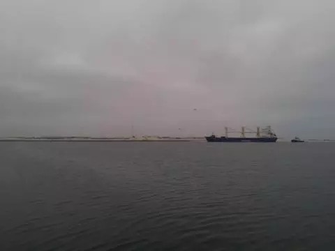 Le port de Ndiago reçoit son premier navire (photos)