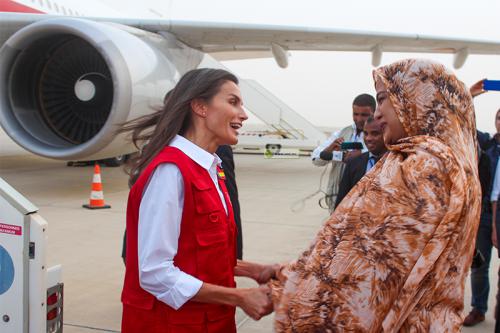 Agenda de la Reine d'Espagne au cours de sa visite de travail en Mauritanie