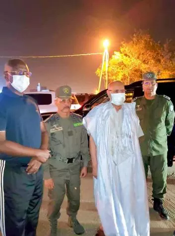 Le président visite les unités chargées d’assurer la sécurité à Nouakchott