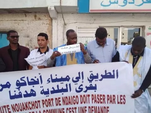 Un sit-in appelant à désenclaver les villages de Keur-Macene et N’Diago