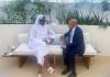 Le Président Ghazouani s'entretient avec l'Émir du Qatar SA Cheikh Temime