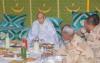 Le Président Ghazouani rompt le jeûne avec les troupes de la base de Lemreiya