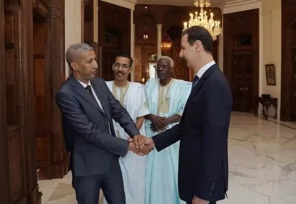 Le président syrien reçoit une délégation parlementaire mauritanienne (photos)