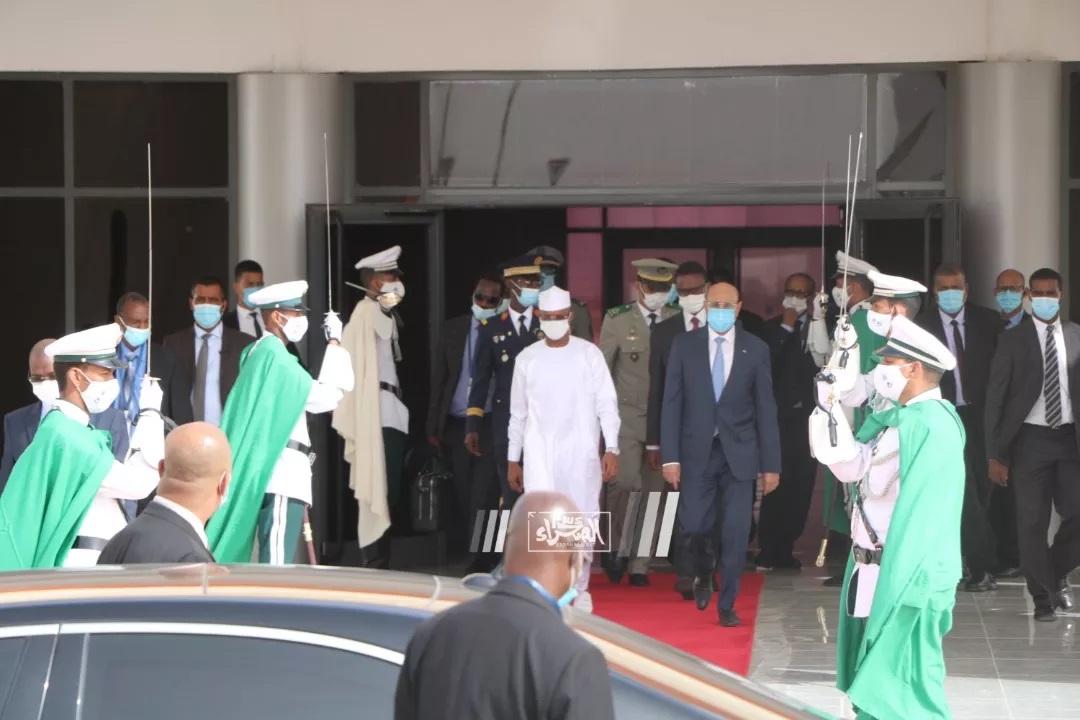 Arrivée du Président tchadien à Nouakchott ...Photos