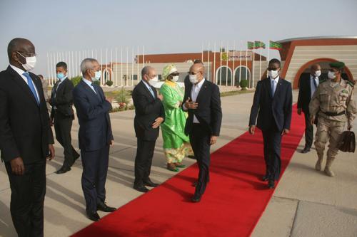 Le Président Ghazouani regagne Nouakchott à la fin d'une visite de travail