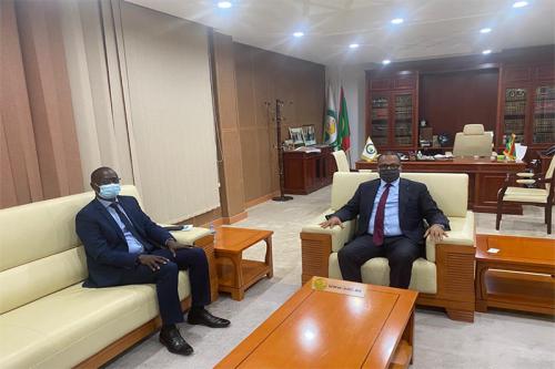 Entretiens entre le président du Patronat et l'ambassadeur du Sénégal