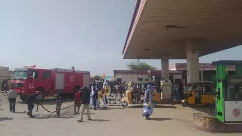 Nouakchott: Un incendie se déclare dans une station-service 