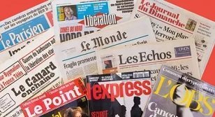Projecteurs des médias français sur les résultats des élections du 13 mai