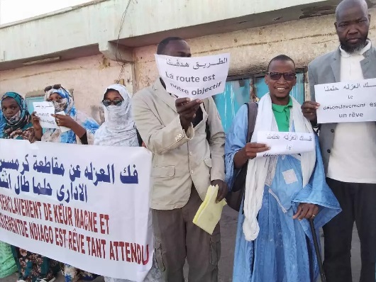 Un sit-in appelant à désenclaver les villages de Keur-Macene et N’Diago