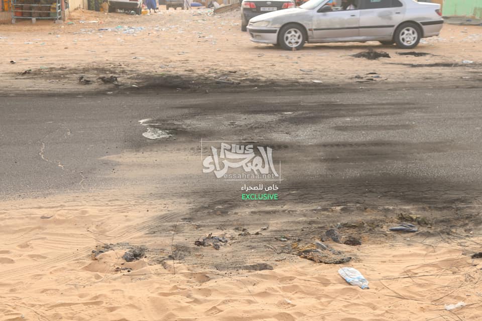 كاميرا الصحراء ترصدر أثر الاحتجاجات بالشامي ـ (المصدر: الصحراء)