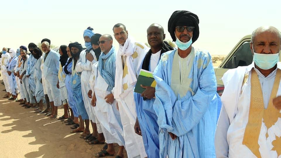 استقبال سكان ولاتة لبعثة الحوض الشرقي ـ (المصدر: الإنترنت)