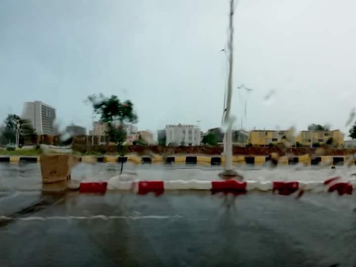 أثر الأمطار في نواكشوط اليوم ـ (المصدر: الإنترنت)