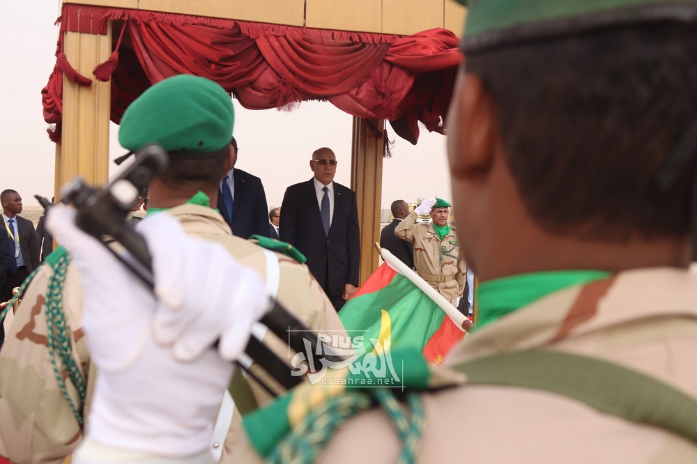 مراسيم استقبال الرئيس السنغالي في نواكشوط - (الصحراء Plus)