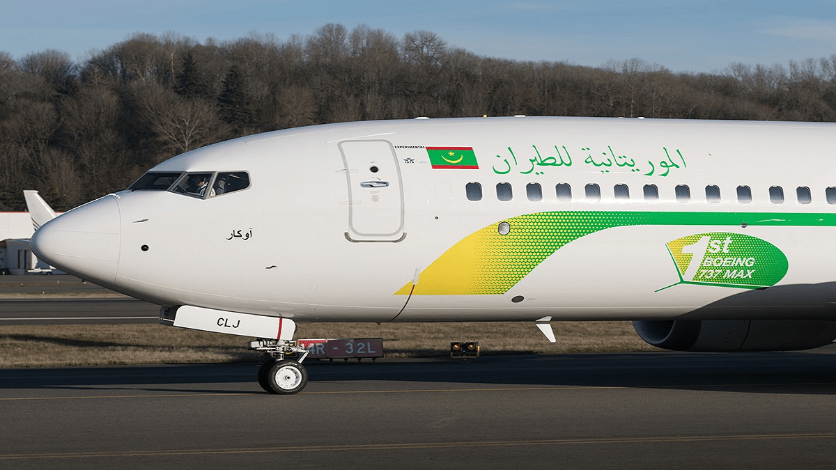طائرة ركاب موريتانية تابعة لشركة "موريتانيا للطيران"