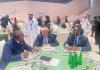 الرئيس غزواني مع الرئيسين السنغالي والغيني البيساوي