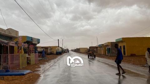 أمطار في ولاية لعصابه، مساء السبت- الصحراء