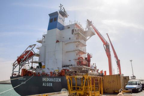 سفينة "إمدغاسن" الجزائرية- المصدر (الانترنت)