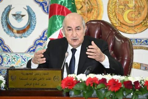 الرئيس الجزائري عبد المجيد تبون- المصدر: الرئاسة  الجزائرية