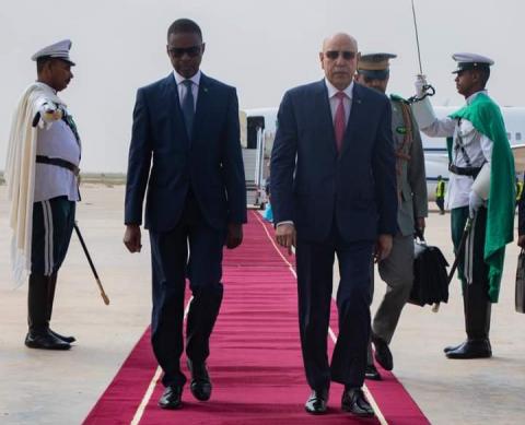 الرئيس غزواني خلال عودته إلى العاصمة نواكشوط قادما من نيويورك