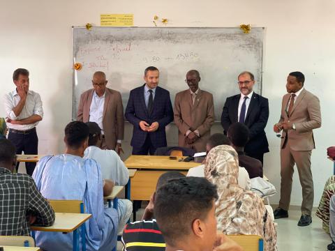 انطلاق الدروس في شعبة اللغة التركية بجامعة نواكشوط