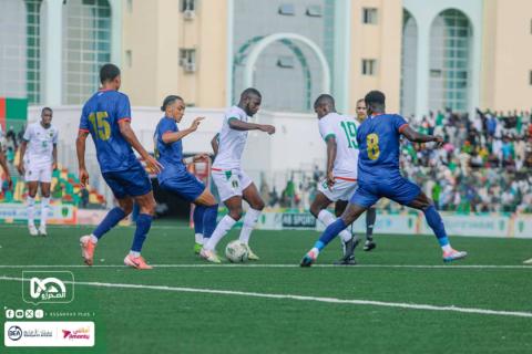 جانب من مباراة المنتخب الوطني والرأس الأخضر- الصحراء