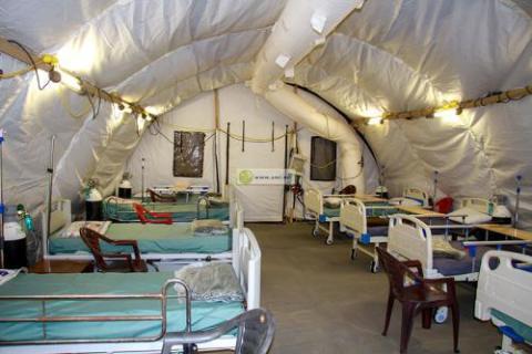 المستشفى الميداني لمعالجة مصابي كورونا في نواكشوط- المصدر (وما)