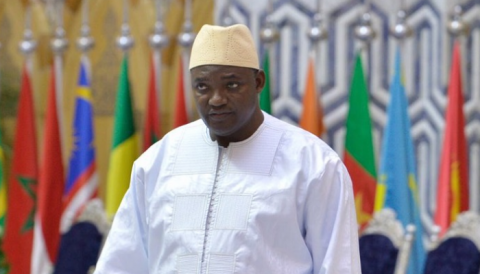 رئيس غامبيا آدما بارو- المصدر (انترنت)