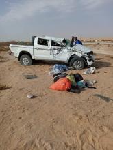 حادث وقع قبل شهرين على طريق نواكشوط روصو- أرشيف