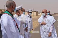 الرئيس غزواني في مطار النعمة ـ (المصدر: وما)