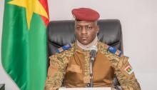 رئيس المجلس العسكري الحاكم في بوركينا فاسو إبراهيم تراوري