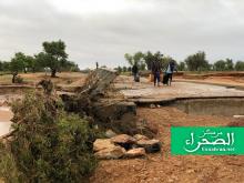 الطريق المؤدي إلى سيليبابي أتلفته المياه أواخر أغسطس 2019 – (أرشيف الصحراء)