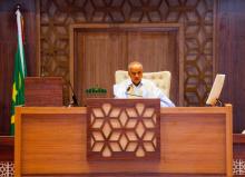 رئيس البرلمان الشيخ ولد بايه- المصدر (البرلمان)