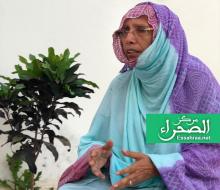 رئيسة جمعية النساء معيلات الأسر آمنة بنت المختار – (المصدر: الصحراء)