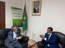 رئيس الهابا يستقبل السفير الجزائري ـ (المصدر: موقع الهابا)
