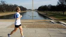 امرأة تمارس رياضة الركض - أرشيفية