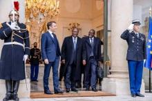 الرئيس الايفواري الحسن واتارا في ضيافة ماكرون بالاليزيه- فيسبوك