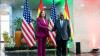 كاميلا هاريس مع رئيس غانا نانا أكوفو- ادو خلال زيارتها لبلاده