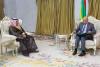 الرئيس غزواني خلال استقباله للسفير السعودي المعتمد لدى موريتانيا- وما