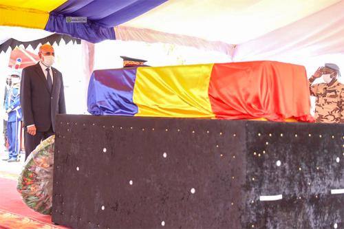 الرئيس غزواني يشارك في مراسيم تشييع الرئيس التشادي ـ (المصدر:وما)